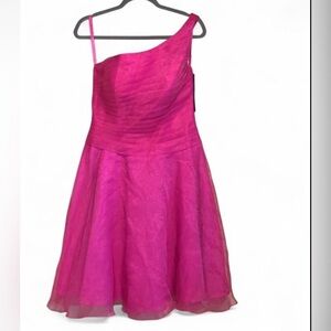 NWT Mari Lee Women's Pink One-Shoulder Dress
